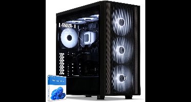 Sedatech Advanced Gaming PC Waterkoeling • AMD Ryzen 7 7800X3D 8x 4.2GHz • Radeon RX 9070XT • 32Gb DDR5 • 2Tb SSD M.2 • WiFi • Bluetooth, USB C 4.0 • Windows 11 • Desktop computer