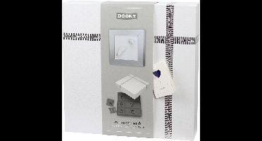 Dooky 3D Baby Hand- en Voetafdruk Lijst met Memory Box – Foto en Gips Afdrukken – Huidvriendelijk & Eenvoudig te Maken – Kraam- of Cadeau Geschenk