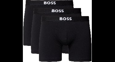 BOSS Boxershorts One 3-Pack Zwart 001 - Maat XXL - Heren