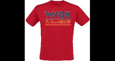 Stranger Things Season 5 - The Squawk Logo - WSQK 94.5 FM Heren T-shirt - rood - S