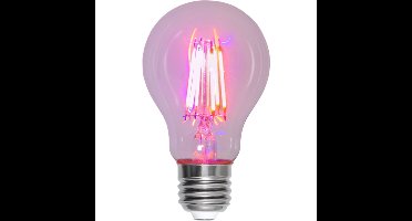 Voor planten - Standaard bol - E27 - 6.5W - Rood - Filament - Helder