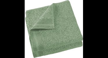 De Witte Lietaer Badlaken Contessa, Sea Green - 70 x 140 cm - 2 stuks - Katoen