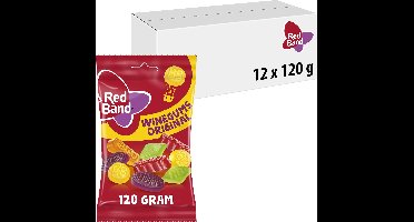 Red Band winegums - snoep - fruitige winegums - 12x120g