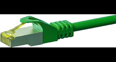 Danicom Cat7 S/FTP (PIMF) patchkabel - 2 meter groen - netwerkkabel - internetkabel - UTP kabel - RJ45 - 10000 mbit/s