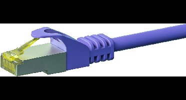 Danicom Cat7 S/FTP (PIMF) patchkabel - 5 meter paars - netwerkkabel - internetkabel - UTP kabel - RJ45 - 10000 mbit/s