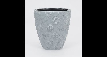 Vita bloempot Flow 40 grijs