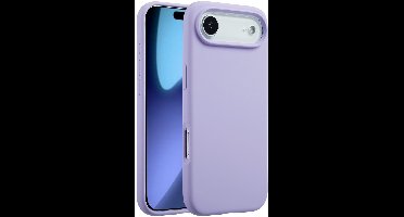 Accezz Hoesje - Geschikt voor Apple iPhone 17 Air - Liquid Silicone Backcover geschikt voor MagSafe - Paars
