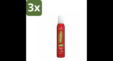 3 x Wella – New Wave Boost – Volumemousse – 200 ml - Haarmousse - Volume Mousse - Boost It Volume - Haartype - Haarschade