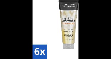 John Frieda – Conditioner – Sheer Blonde – Verhelderend – 250 ml - Voordeelverpakking - 6 stuks