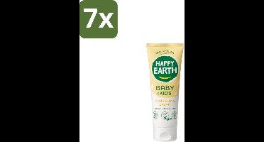 Happy Earth – Nourishing Cream – 100% Natuurlijk Baby & Kids – 75 ml - Bulkverpakking - 7 stuks