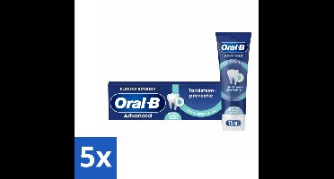 5 x Oral-B - Professional – Tandpasta – Tandsteencontrole – Reinigingskristallen – 75 ml - Koffiezetapparaat