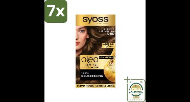 Syoss Oleo Intense - Haarverf - 5-86 - Licht Bruin - 115ml x 7