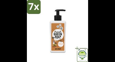 7 x Marcel’s Green Soap – Handzeep – Sandelhout & Kardemom – 500 ml - Grootverpakking - Handzeep - Natuurlijke Handzeep - Handzeep Met Geur - Handzeep Sandelhout - Handzeep Lavendel