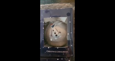 5 x Kerstbal Frozen Olaf