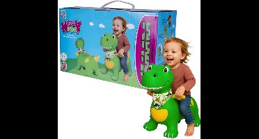 Jamara Skippybal - 466007 Skippydier Dino met Vleugels - Groen - Junior met Pomp