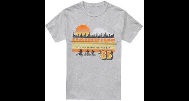 Stranger Things Hawkins Retro 85 Heren T-shirt - gemêleerd grijs - S