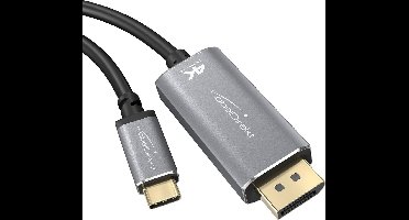 USB-C naar DisplayPort Adapter 2m - 4K/60Hz - Verbinden van Tablets, Smartphones en Notebooks met Grote Schermen