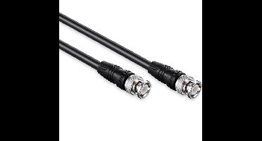BNC Aansluitkabel - 50 Ohm - 10 meter - Zwart