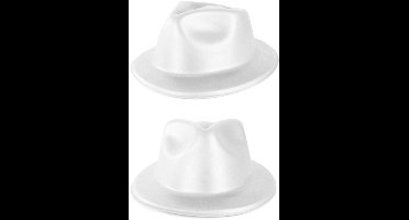 Hoed - Wit - Gleufhoed - Vinyl