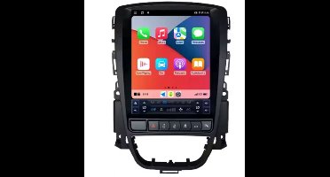 Navigatiesysteem auto met scherm - autoradio geschikt voor CarPlay en Android auto - bluetooth radio - geschikt voor Opel Astra J 2010-2015