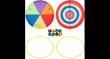 Spordas werpspel Hook-N-Loop Targets premium set voor kinderen.