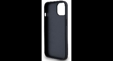 DKNY Checkered Printed Stripe Back Case - Geschikt voor Apple iPhone 14 (6.1") - Zwart