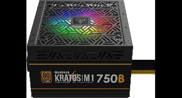 750W RGB Gaming PC Voeding - 80 Plus Brons Gecertificeerd PSU voor Computers met Actieve PFC