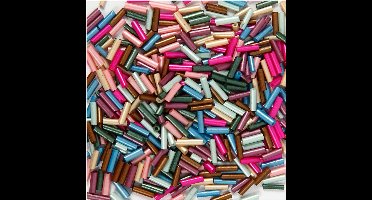 Creativ Company kralen mix metallic kleuren - 130 gram kralen voor sieraden.