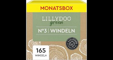 Milieuvriendelijke luiers maat 3 (6-10 kg) - maanddoos met 165 luiers