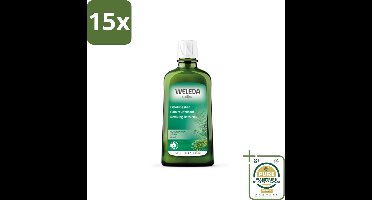 15 x WELEDA - Verkwikkingsbadmelk - Zilverspar - 200 ml - Grootverpakking - Badmelk - Zilverspar - Ontspanning - Aromatherapie - Verkwikkend
