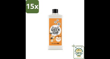15 x Marcel's Green Soap - Allesreiniger - Sinaasappel & Jasmijn - Natuurlijk & effectief - 750 ml - Grootverpakking - Allesreiniger - Natuurlijke Reiniger - Plantaardige Zepen - Vet Verwijderen - Vuil Verwijderen