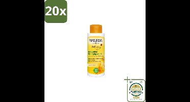 20 x WELEDA - Reinigingsmelk - Babybillen Calendula - 400 ml - Grootverpakking - Babybillen Verzorging - Natuurlijke Reinigingsmelk - Calendula Melk - Gevoelige Billetjes - Babyhuid Verzorging