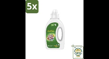 5 x Biotex – Vloeibaar Wasmiddel - Handwas & Inweek – 1 liter - Grootverpakking - Handwas - Inweek - Vlekverwijdering - Enzymatisch Wasmiddel - Vetvlek