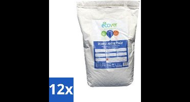 Ecover - Waspoeder Universal - Voor witte & bonte was - 7,5 kg - Voordeelverpakking - 12 stuks