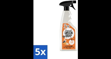5 x Marcel's Green Soap - Keukenreiniger - Sinaasappel & Jasmijn - Tegen vet & vuil - 500 ml - Keukenreiniger - Vet En Vuil Verwijderen - Natuurlijke Keukenreiniger - Biologisch Afbreekbaar - Vegan