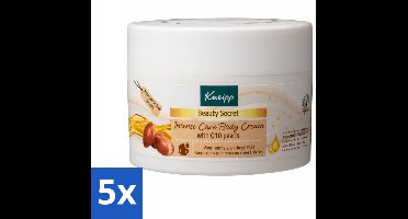 5 x Kneipp - Body crème - Beauty Secret - Met Q10 parels - 200 ml - Body Crème - Q10 Parels - Huidverzorging - Natuurlijke Oliën - Shea Butter