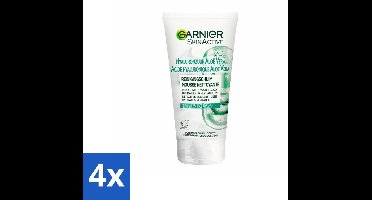 4 x Garnier - SkinActive - Gezichtsreinigingsschuim - Hyaluronzuur & Aloe Vera - Hydraterend - 150 ml - Gezichtsreiniger - Reinigings Schuim - Hyaluronzuur - Aloe Vera - Gevoelige Huid
