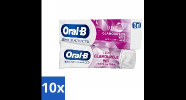 Oral-B - 3D White Advanced – Tandpasta – Luxe – Glamorous White – 75 ml - Bulkverpakking - 10 stuks