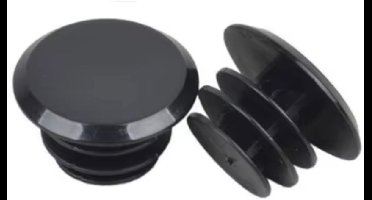 Stuurdoppen Zwart Kunststof – 2 Stuks – End Caps voor Racefiets & MTB – Ø18-20mm - Fietsstuur
