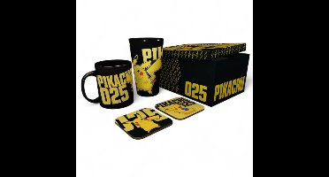 POKEMON - Pck Glass XXL+Mug+2 Coasters"Glow in the dark