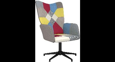 vidaXL - Relaxstoel - patchwork - stof