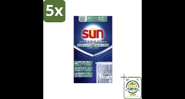 5 x Sun - Machinereiniger - Voor de vaatwasmachine - 3 Dosissen - Grootverpakking - Vaatwasmachine Reiniger - Vet En Kalk Verwijderen - Vaatwasmachine Onderhoud - Vaatwasmachine Filter Reinigen - Vaatwasmachine Sproeiarm Reinigen