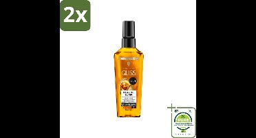 Gliss - Hair Repair - Oil Elixer - Ultiem Haarherstel en Glans - Voordeelverpakking - 2 stuks - Haar herstel - Haarolie