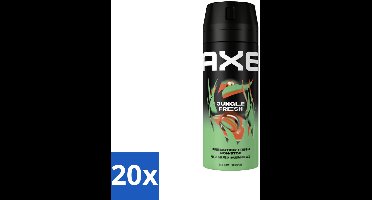AXE - Deodorant Spray - Jungle Fresh - Tropische Geur - Verfrissend - 150 ml - Bulkverpakking - 20 stuks