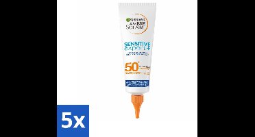 Garnier - Ambre Solaire - Zonnebrandserum - Sensitive Expert - SPF 50+ - 125 ml - Bulkverpakking - 5 stuks