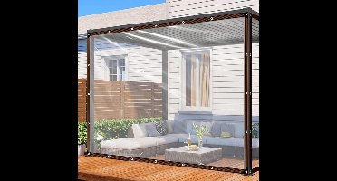 RVV® Veranda Zeil - Transparant Zeil - Afdekzeil - 2x3 - Transparant