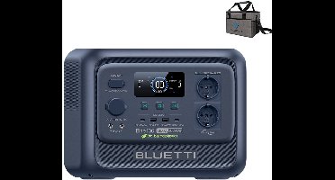 BLUETTI Elite 100 V2 1024Wh 1800W Blauw draagbaar zonne-energiestation- 9 uitgangspoorten - 10 ms UPS-back-up. Turboladen in 45 minuten. Voor kamperen, Camper, Wandelen, Noodgeval.