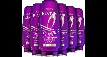 L'Oréal Paris Elvive Collagen Lifter Conditioner - 72u zichtbaar volume - Voor dun, plat haar - 200ml - 6 stuks