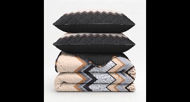 Sleeptime 2 in 1 Dekbed zonder Overtrek Mikas - Dekbed - 240 x 200 cm + 2 x kussenslopen 60x70 - Blauw