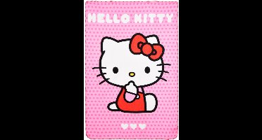 Hello Kitty Fleece Deken 100x150 cm | Zacht & Warm | Roze